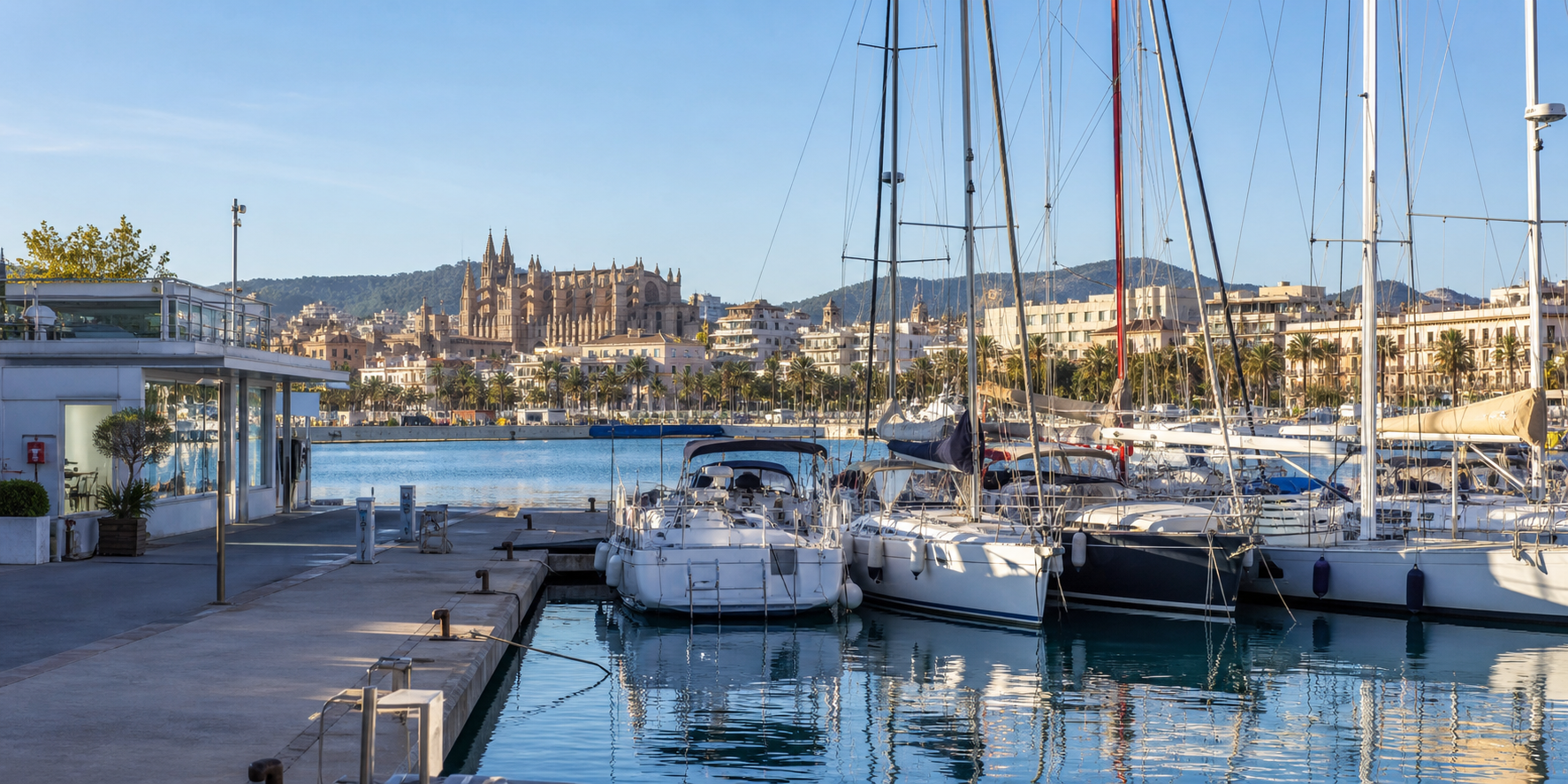 Best marinas and starting bases for yacht charter in the Balearic Islands