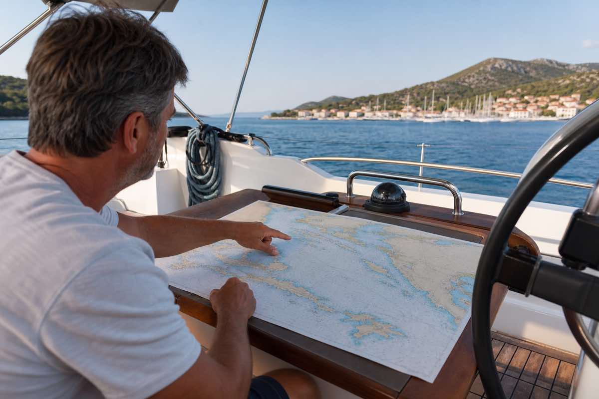 Croatia yacht route planning