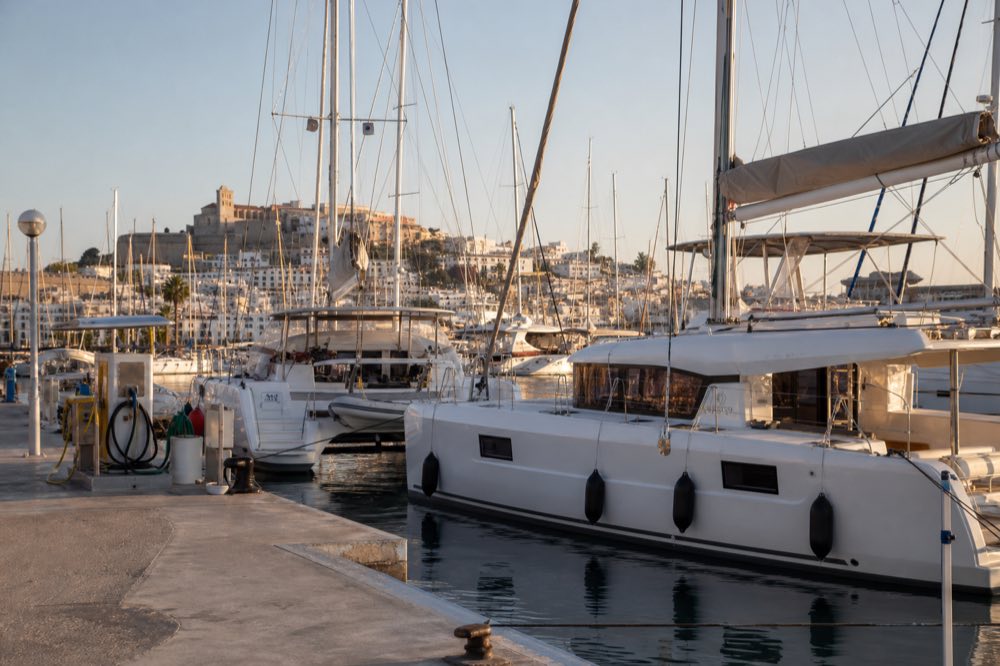 Practical charter marina infrastructure in Ibiza